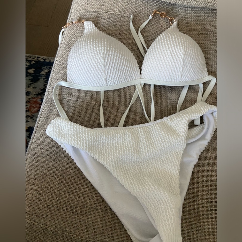 Shein white bikini
